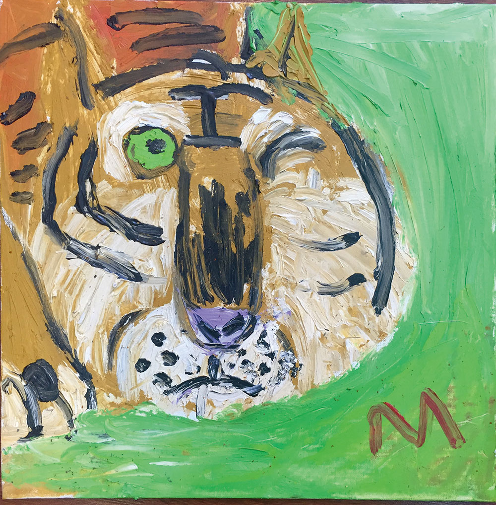 Yaoku - China: “My painting is of a tiger.”